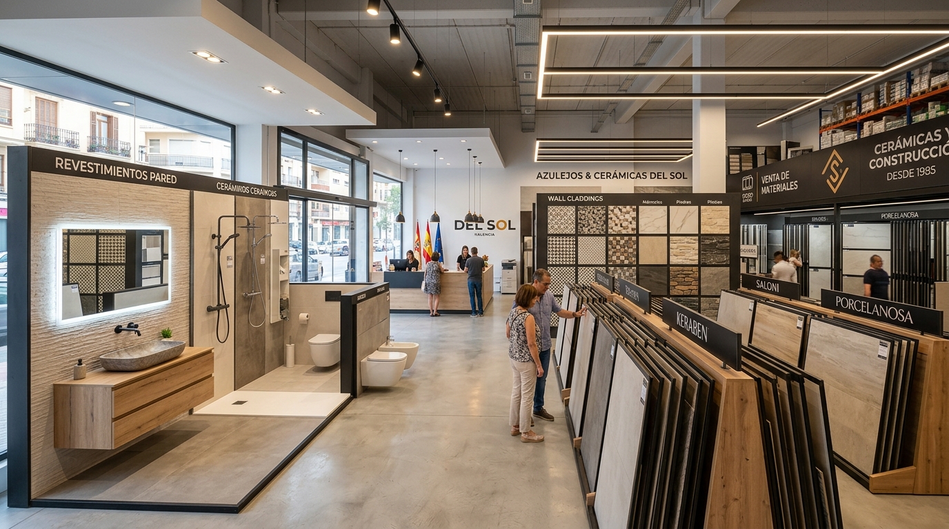 Showroom de azulejos porcelánicos en Torrejón de Ardoz